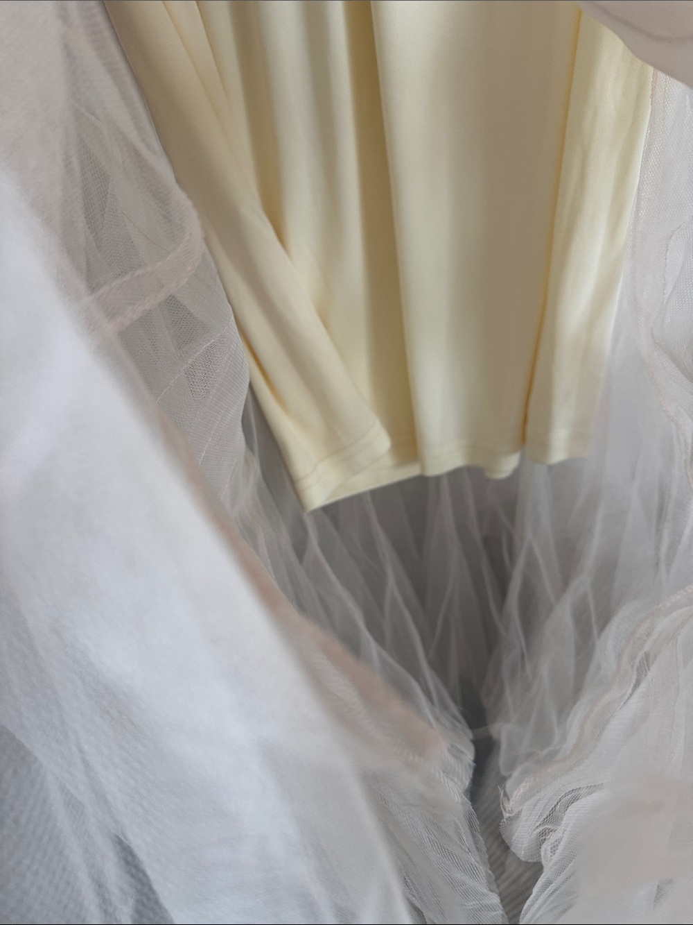 Strut & Bolt lined tulle skirt in a creamy color - Picture 4 of 5